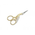 FORBICINE RICAMO - CICOGNA - PUNTA DRITTA cm.9,5